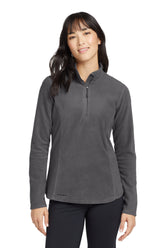 Eddie Bauer® Women's 1/2-Zip Microfleece Jacket EB227 - Grey Steel - XS